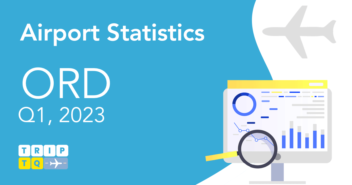 Chicago O'Hare Airport (ORD) Passenger and Flight Statistics Q1, 2023